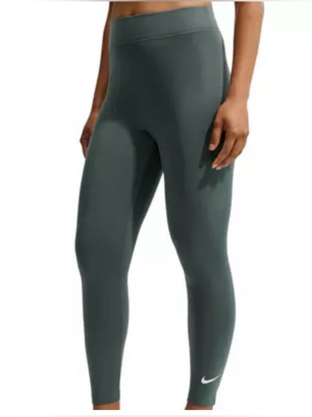 Nike Women's Sportswear Tight FitHigh-Waisted 7/8/ Leggings - Camo Green
